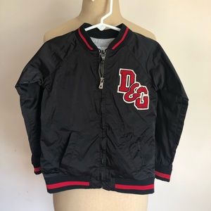 Gently used boys D&G Junior baseball jacket